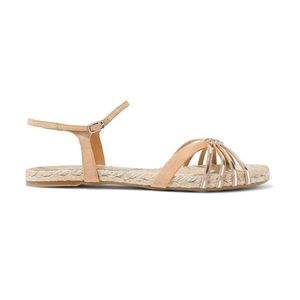 Castaner Ianna Metallic Leather and Suede sandals
